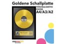 Lineo Personalisierte Goldene Schallplatte Poster mit Foto & Name Bild 1