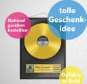 Lineo Personalisierte Goldene Schallplatte Poster mit Foto & Name Bild 4