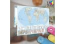 Lineo Poster Weltkarte XXL Equal Earth Bunt Bild 1