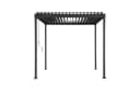 Mirador Pergola 80S Pavillon Terrassenüberdachung Anthrazit Stahl Lamellendach Bild 1