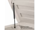 Mirador Gartenbox Aluminium Anthrazit mit Rollen & Soft-Close Bild 5