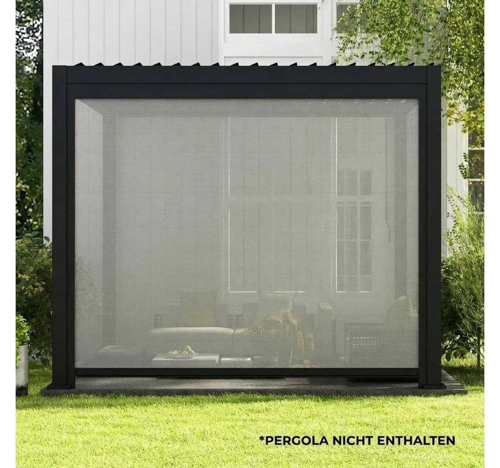 Pergola-Rollo ca. 300x250 cm Grau