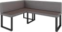 AN FURNITURE STORE Eckbank ALINA Metall Braun Kunstleder Bild 2