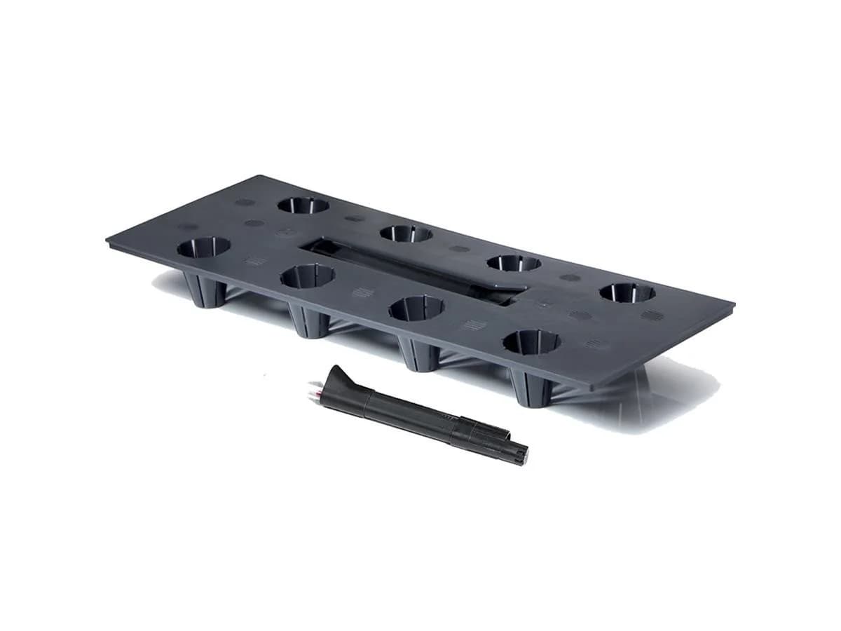 Prosperplast Blumenkasten Rato Case 4er-Set Anthrazit Rattanoptik - Bild 5