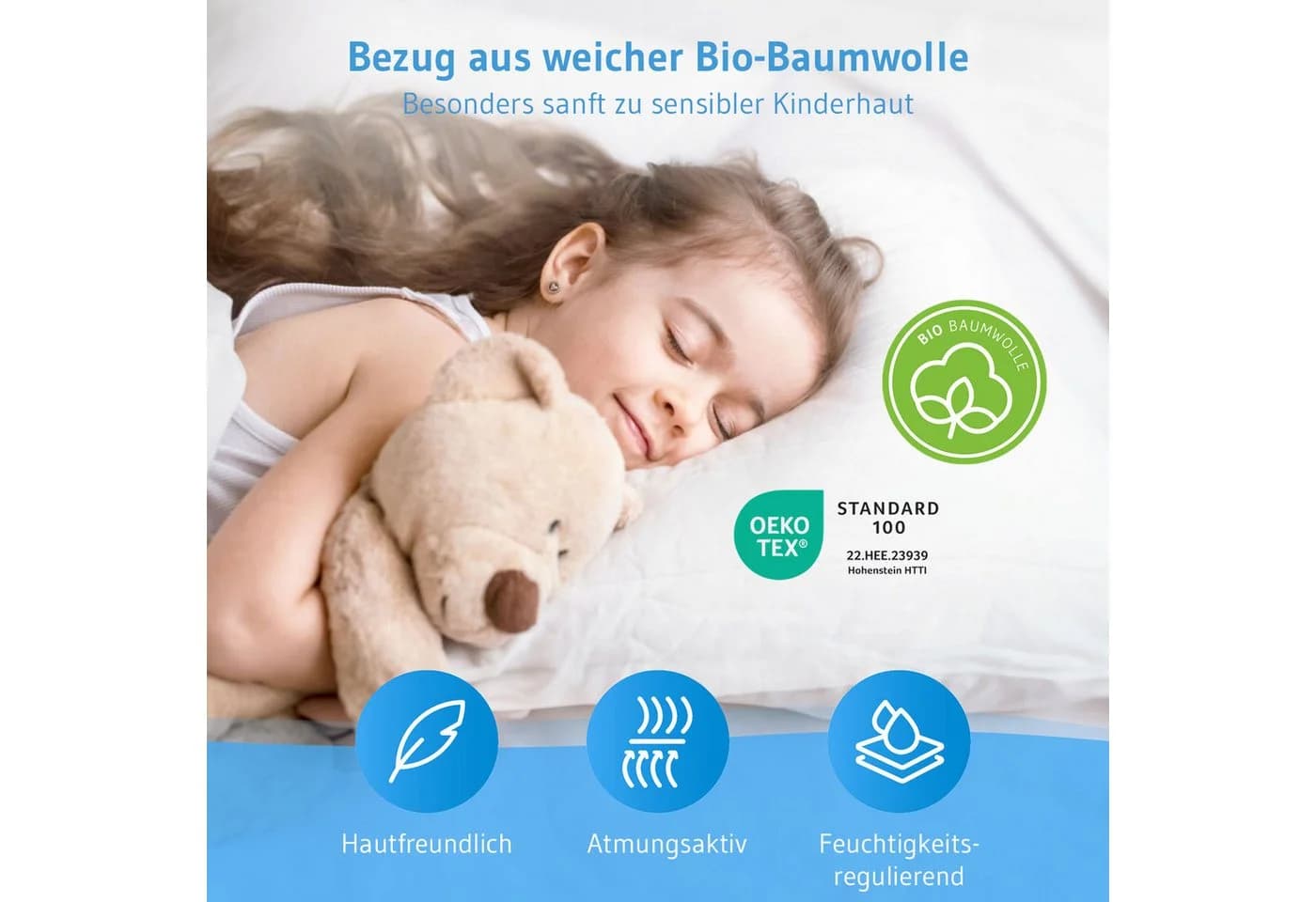 Third of Life Baumwollkissen TILLA Kinderkissen höhenverstellbar Bio-Baumwolle - Bild 3