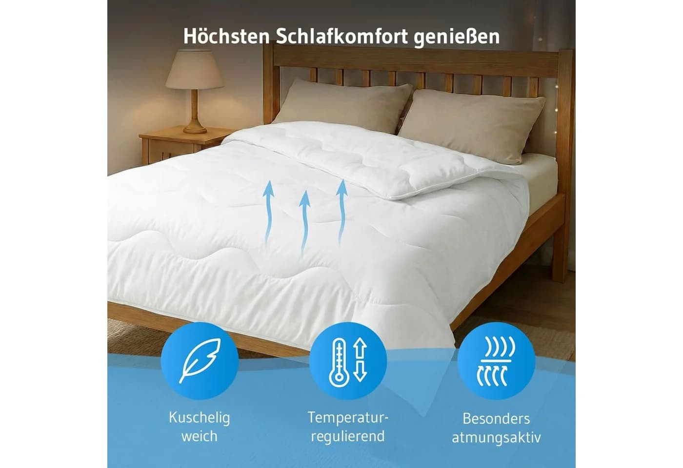 Third of Life Sommerbettdecke Dormus Weiß Hypoallergen - Bild 3