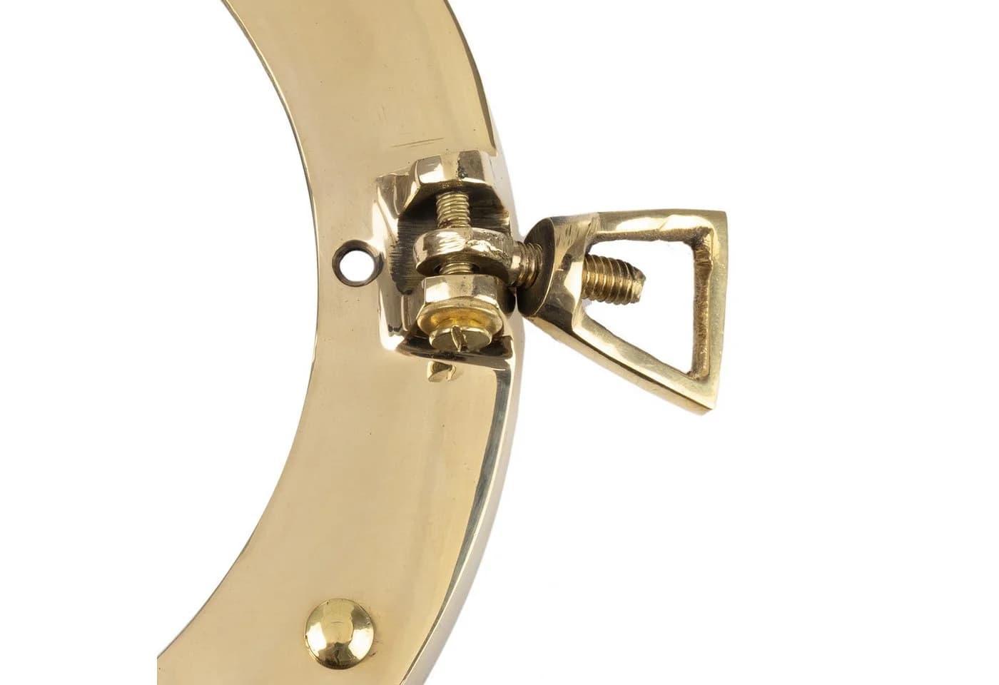 Moritz Wandspiegel Bullauge Messing 29 cm Glänzend - Bild 5