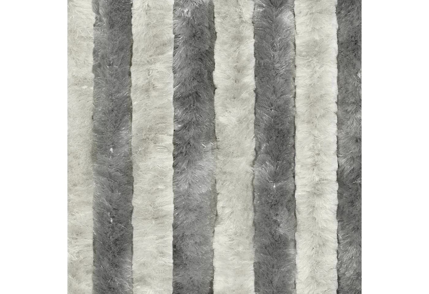 Moritz Türvorhang Flauschvorhang 118x230cm Grau Silber Hakenaufhängung - Bild 2