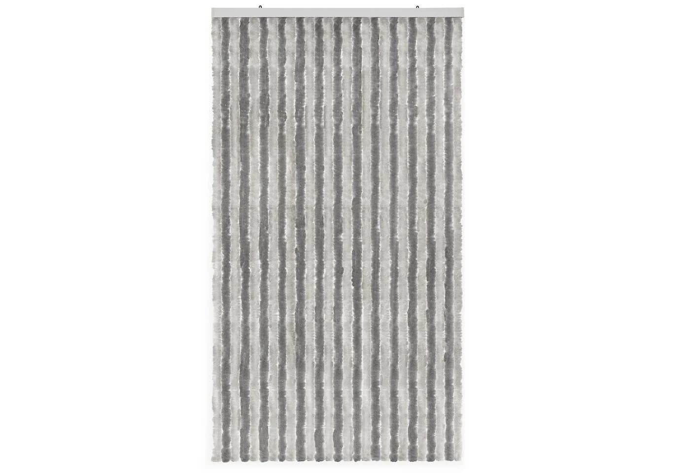 Moritz Türvorhang Flauschvorhang 118x230cm Grau Silber Hakenaufhängung - Bild 5