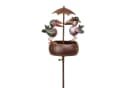 Moritz Gartenstecker Vogel mit Schirm aus Metall 128 cm Bild 2