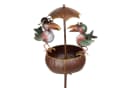 Moritz Gartenstecker Vogel mit Schirm aus Metall 128 cm Bild 4