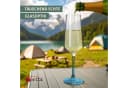 Moritz Sektglas Milano Champagnerglas 2er Set blau Polycarbonat Bild 3