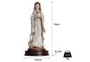 Moritz Marienfigur 14 cm Weiß/Gold Polyresin Statue Bild 3
