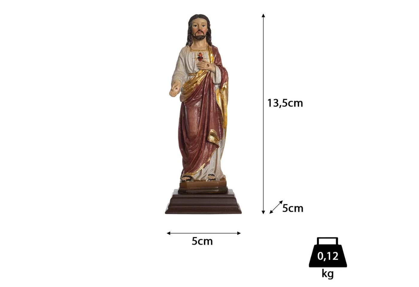 Moritz Dekofigur Jesus Christus 13,5 cm Polyresin Modern - Bild 3