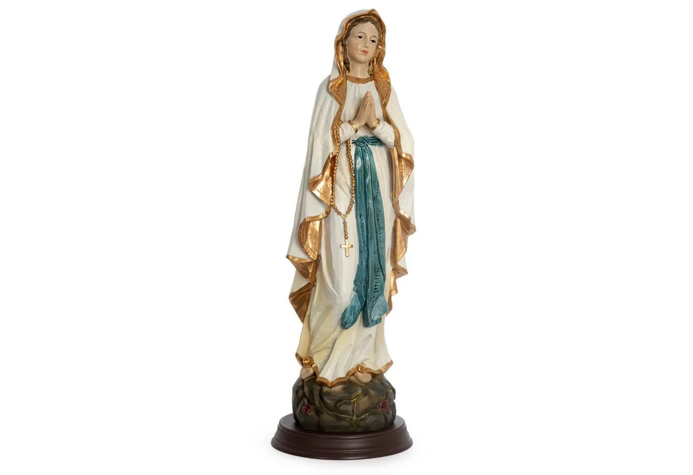 Moritz Dekofigur Jungfrau Maria Statue 31 cm Weiß Polyresin - Bild 2