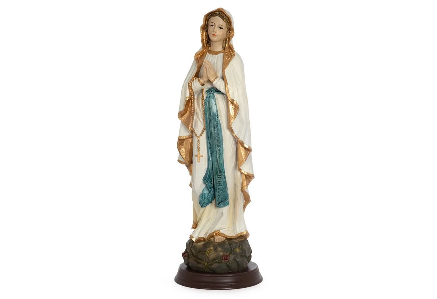Moritz Dekofigur Jungfrau Maria Statue 31 cm Weiß Polyresin - Bild 4