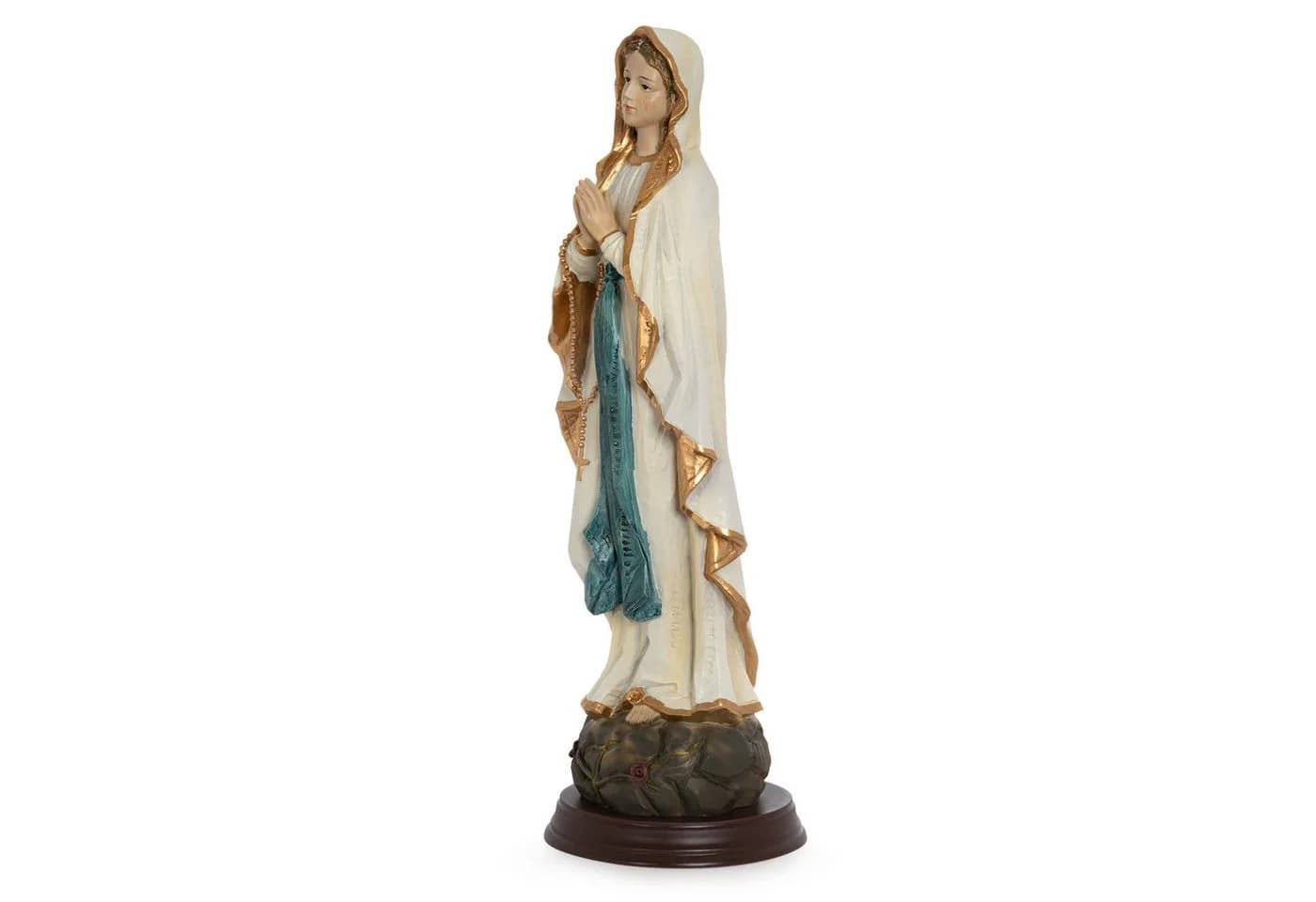 Moritz Dekofigur Jungfrau Maria Statue 31 cm Weiß Polyresin - Bild 5