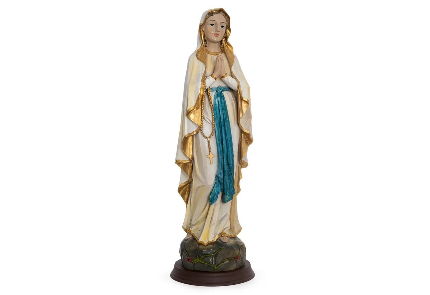 Moritz Marienfigur 42,5 cm mit Rosenkranz Polyresin - Bild 2