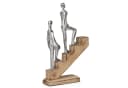 Moritz Skulptur Dekofigur Aufstieg mit 2 Personen aus Aluminium & Holz Bild 4
