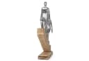 Moritz Skulptur Dekofigur Aufstieg mit 2 Personen aus Aluminium & Holz Bild 5