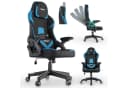 Onbest Gaming-Stuhl Ergonomisch Blau mit Lordosenkissen Bild 2