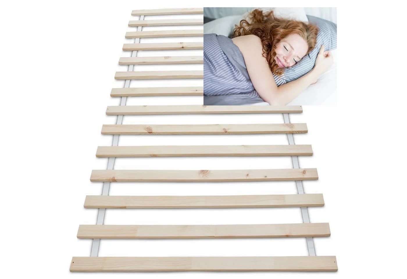 Wolkenland Lattenrost PREMIUM Rollrost Massivholz 400kg Tragkraft - Bild 2