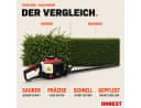 Onbest Benzin-Heckenschere HT6275 68 cm Schwertlänge 0,75 kW 1 PS 26 mm Schnittkapazität 5,5 kg Bild 3