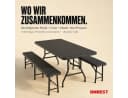 Onbest Bierzeltgarnitur Set Klappbar Holzoptik 300kg Traglast Bild 1
