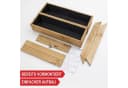 Onbest Pflanzentreppe Holz 2-stöckig 3-stöckig mit Innenvlies Bild 3