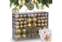 Onbest Weihnachtskugel-Set 128-tlg. Gold 3 Größen Bild 2