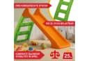 Onbest Kinderrutsche Orange mit Wasseranschluss Outdoor Indoor Made in EU bis 50 kg Bild 5
