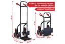 ONBEST Treppensackkarre 150 kg Premium Vollgummi Bild 1