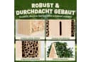 Zooprinz Insektenhotel XXL Vollholz, Bambus, Holz, Holzspäne, Holz mit Löchern Bild 4