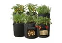 Onbest Pflanzsack Set 30 Liter mit Sichtfenster Schwarz Bild 2