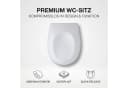 Onbest WC-Sitz mit Absenkautomatik Duroplast Weiß Bild 1