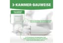 Welldora 3-Kammer-Kopfkissen Premium Mittelfest Daunen Federn Bild 1