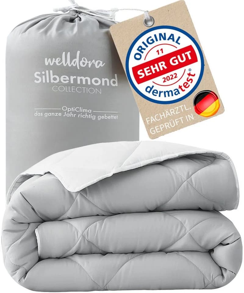 Welldora Microfaserbettdecke Allergiker Bettdecke Ganzjahresdecke für Sommer & Winter - Bild 2