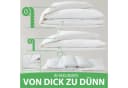 Welldora Höhenverstellbares Kopfkissen Daunenfasern & Federn Bild 1