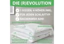 Welldora Höhenverstellbares Kopfkissen Daunenfasern & Federn Bild 4