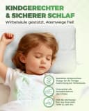 Welldora Kinderkissen Memory Foam 30x50 cm ergonomisch Bild 3