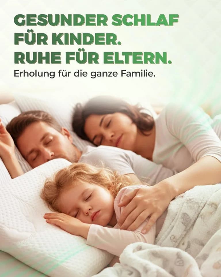 Welldora Kinderkissen Memory Foam 30x50 cm ergonomisch - Bild 4