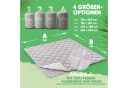 Welldora Microfaserbettdecke OPTICLIMA Sommerdecke Silbergrau/Weiß Bild 1
