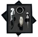 BAYLI Weinöffner-Set 4-teilig mit Geschenkkarton Edelstahl Schwarz Bild 2