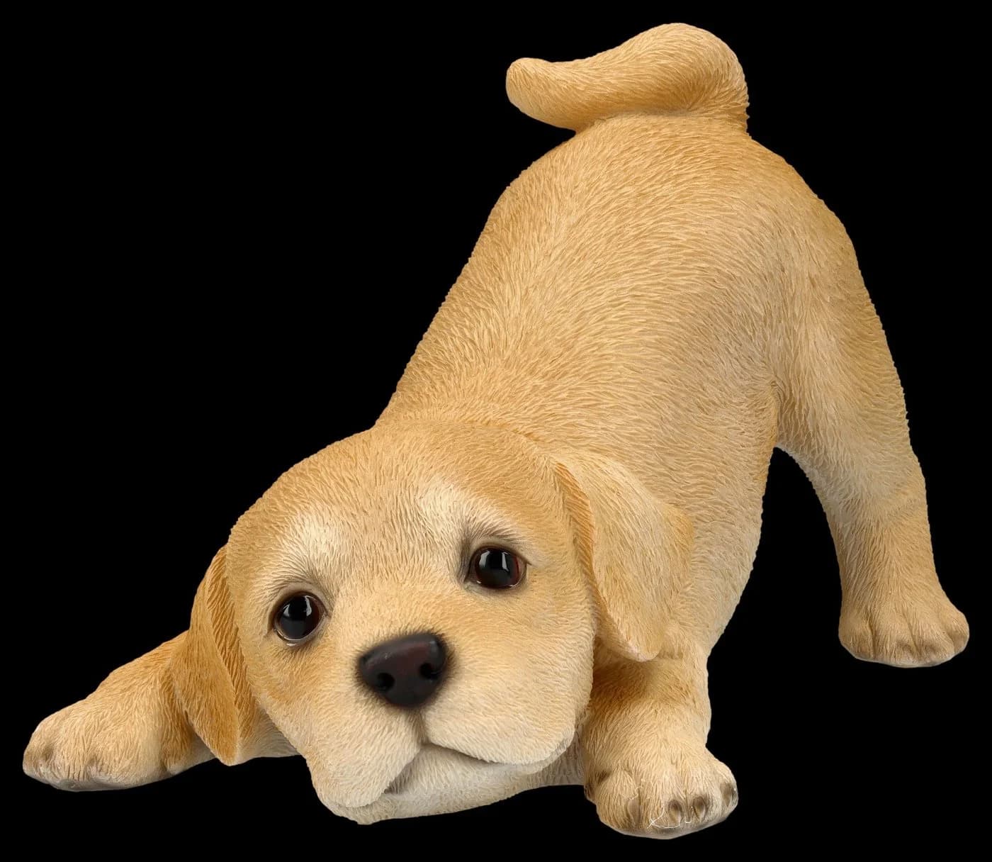 Figuren Shop GmbH Hundefigur Labrador Welpe Bunt Polyresin