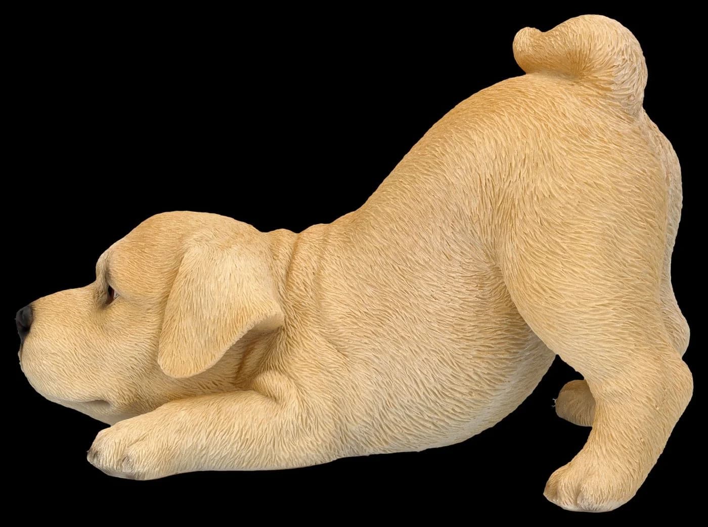 Figuren Shop GmbH Hundefigur Labrador Welpe Bunt Polyresin - Bild 4