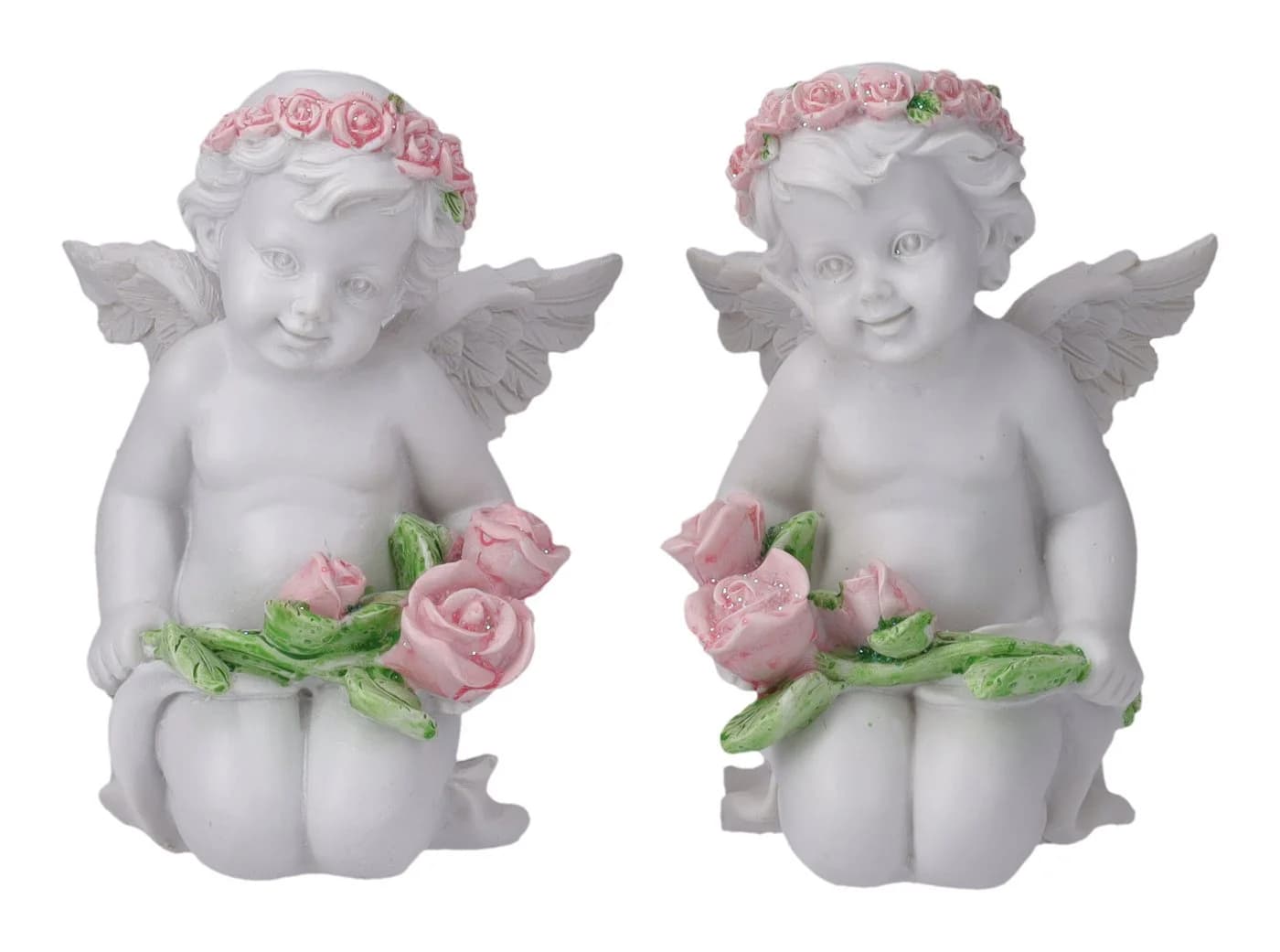 Figuren Shop GmbH Fantasy-Engel 2er Set mit Rosen - Bild 2