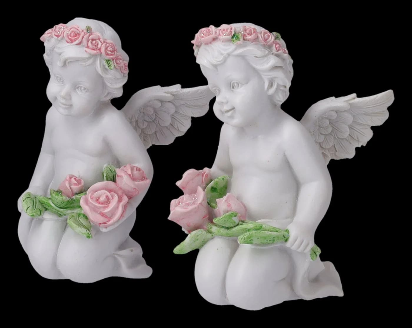 Figuren Shop GmbH Fantasy-Engel 2er Set mit Rosen - Bild 4