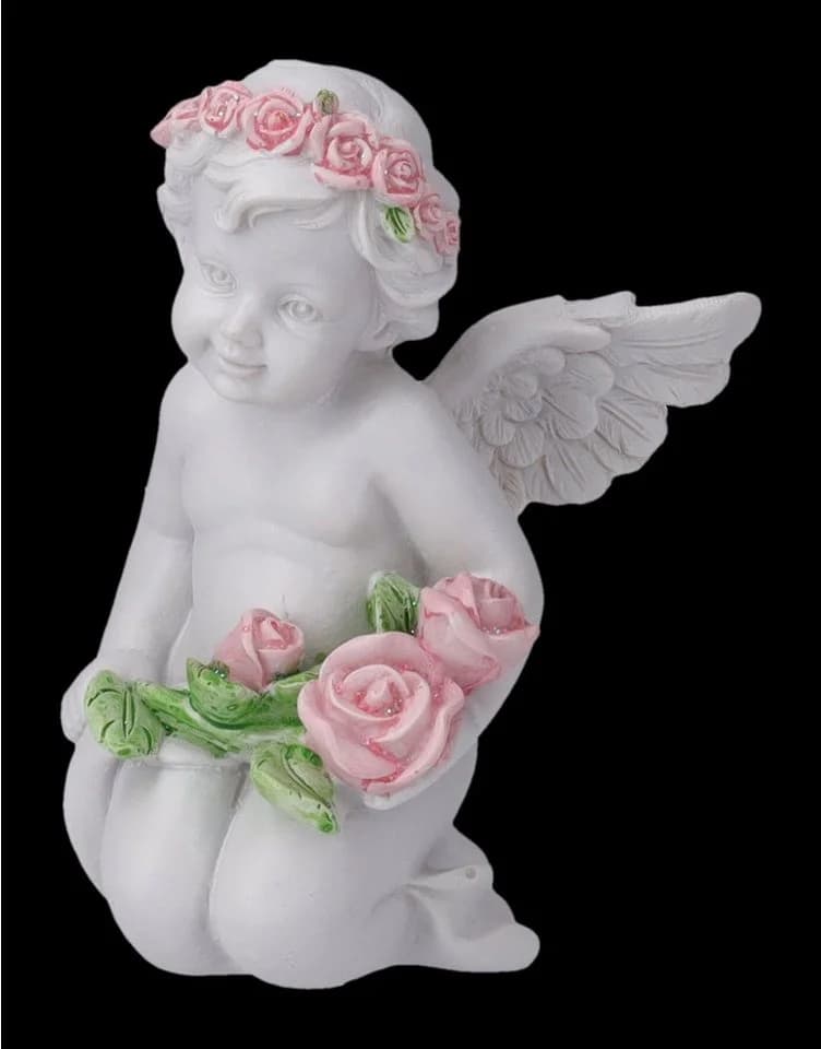 Figuren Shop GmbH Fantasy-Engel 2er Set mit Rosen - Bild 5
