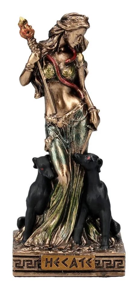 Figuren Shop GmbH Dekofigur Hekate Klein - Mythologie Mondgöttin - Bild 2