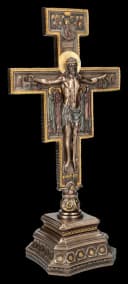Figuren Shop GmbH Tischkreuz Kreuz von San Damiano Kruzifix Jesus Bild 1